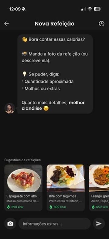 Geni Adicionar Refeição