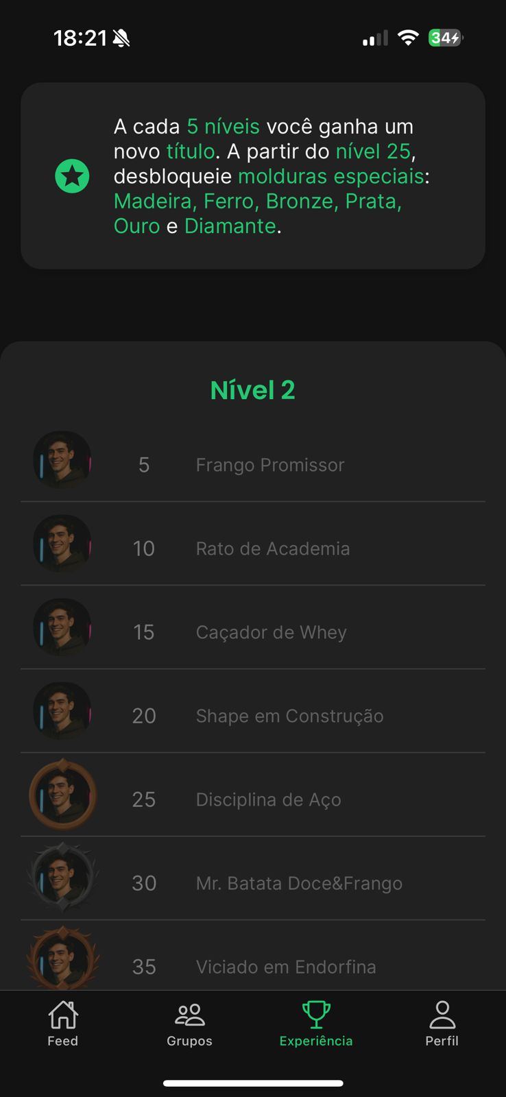 Galeria de Conquistas